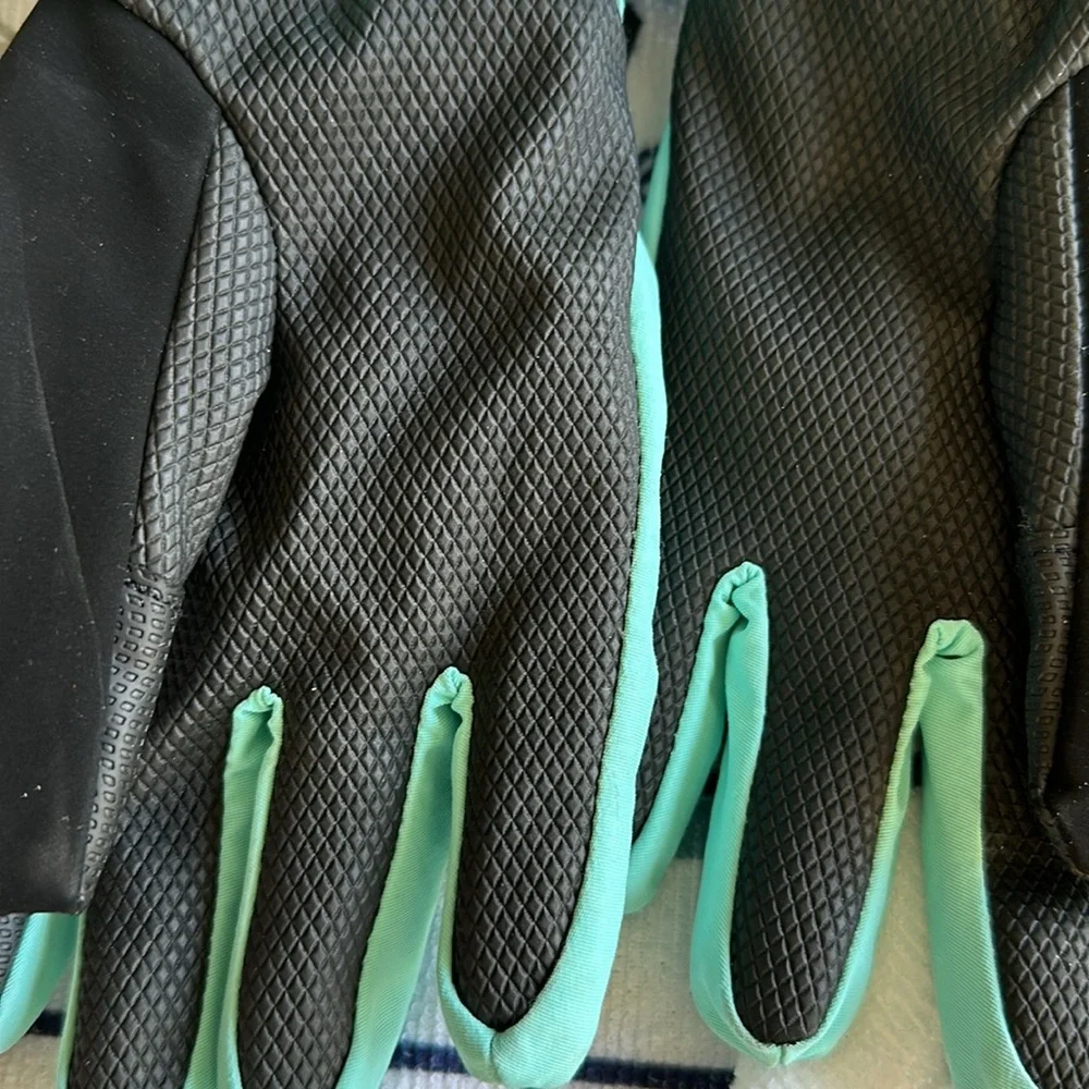 Lands End  Gloves Women’s Size M Teal & Black